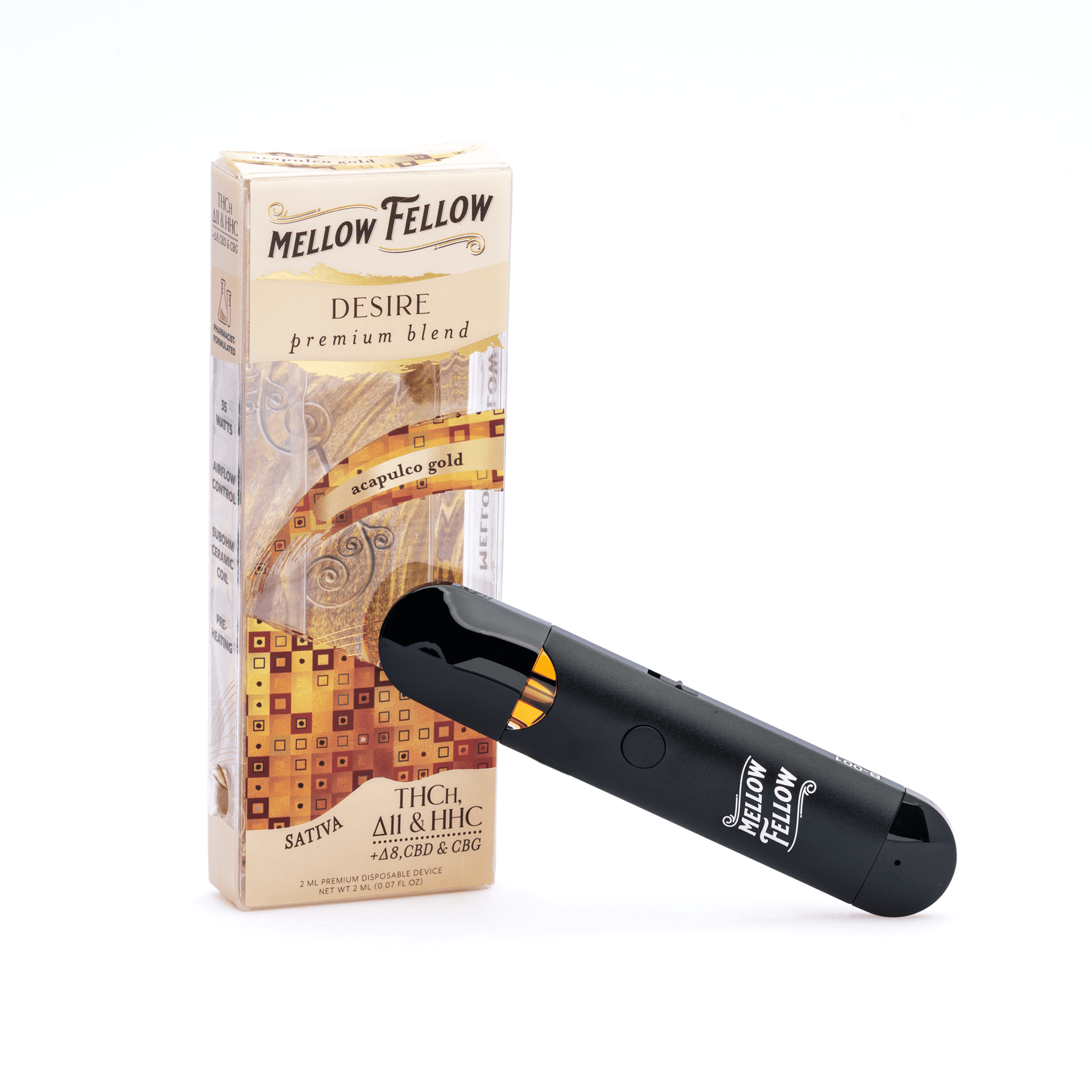 Mellow Fellow Desire Blend – Acapulco Gold 2g Einweg Vape